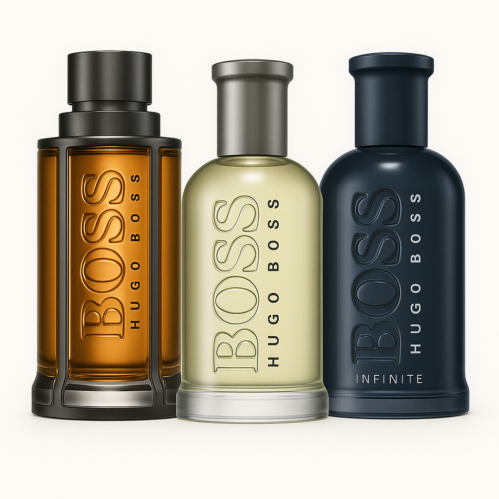 Paquete de 3 perfumes: BOSS THE SCENT, BOSS BOTTLED und BOSS BOTTLED INFINITE